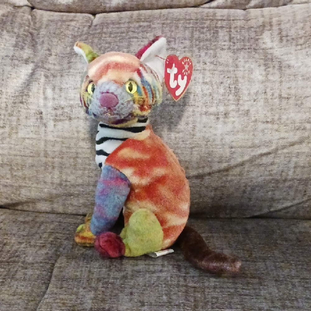 TY Beanie Baby KALEIDOSCOPE the CAT 2000
